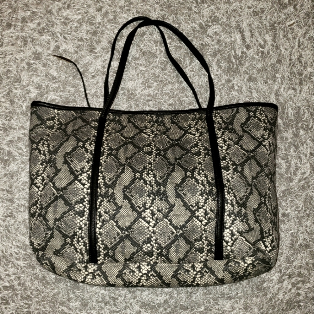 Kate Landry Snake Print Tote